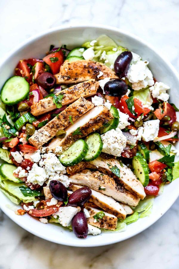 Greek Salad W/ Grilled Chicken