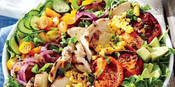 Garden Salad W/ Grilled Chicken